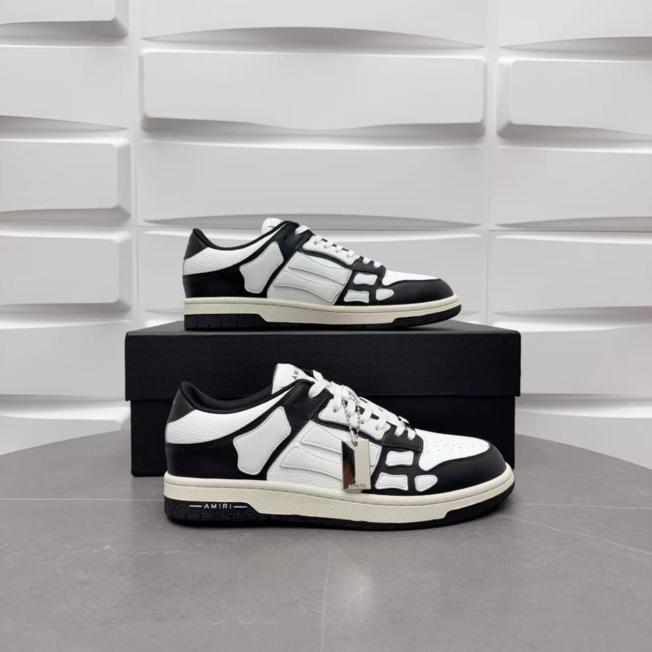 Emil Low-Top "Bone" Deconstructed Sneaker