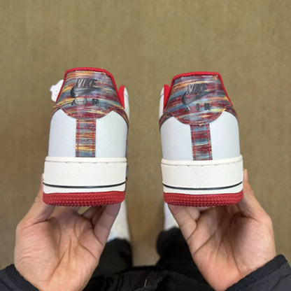 Nike Air Force 1 “Grey/Red Multi-Swoosh” – Bold &amp; Layered Style