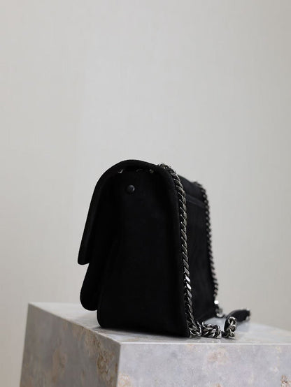 Saint Laurent Black Grain de Poudre Bag