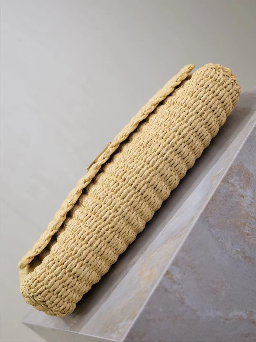Saint Laurent Raffia Chain Bag