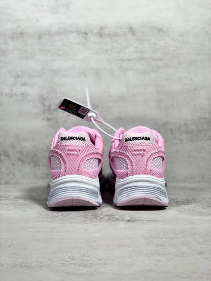 Balenciaga in Pink/White: Subversive Softness