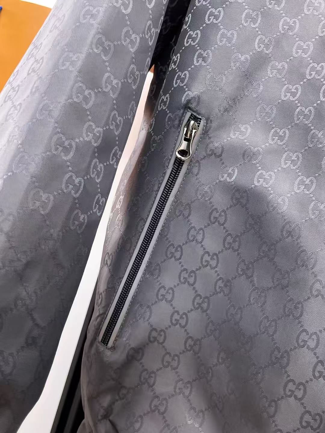 Gucci Blue Hooded Jacket