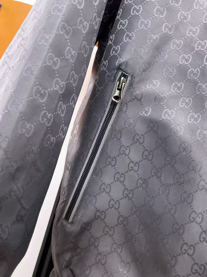 Gucci Blue Hooded Jacket