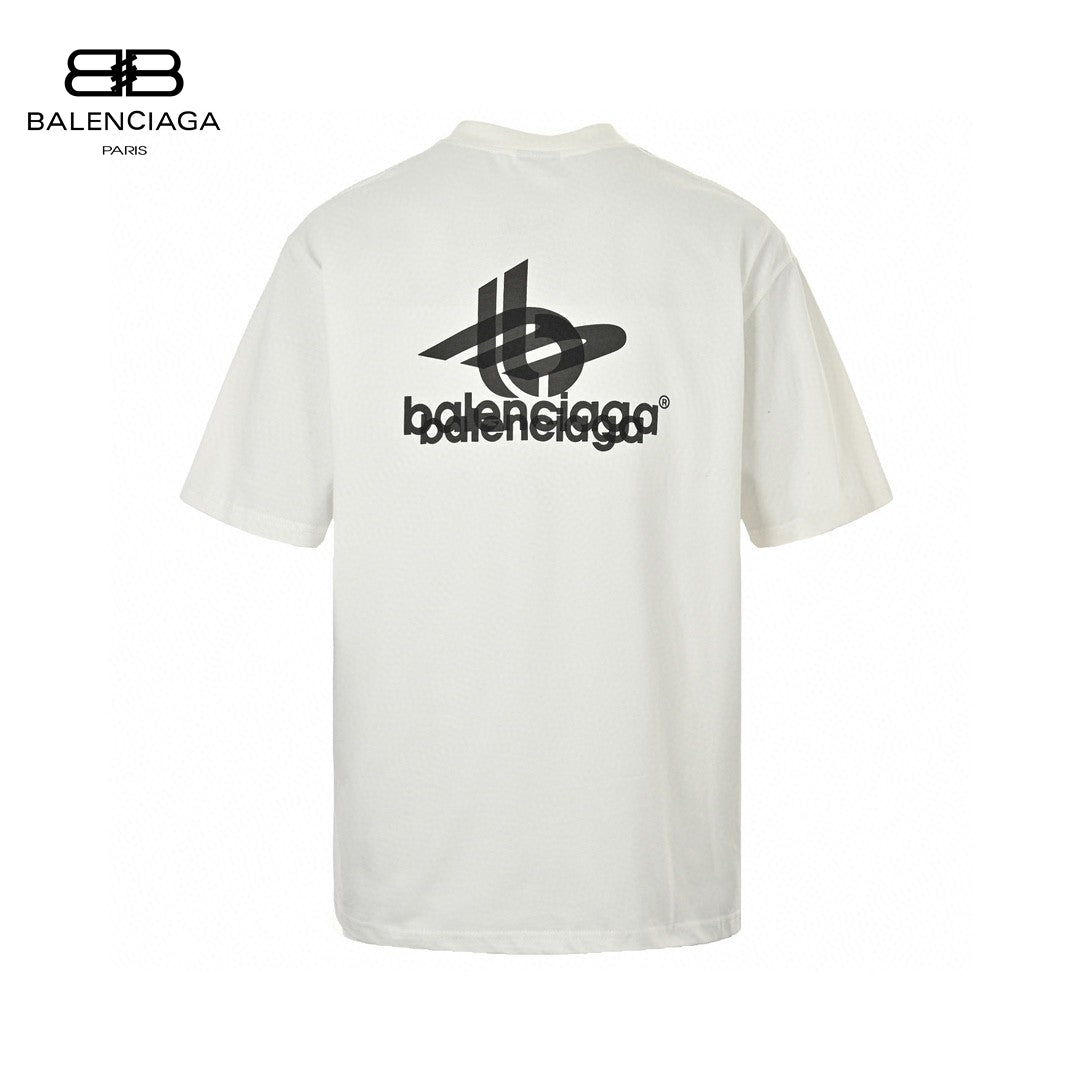 Ba*len*cia*ga t-shirt - overlapping logo