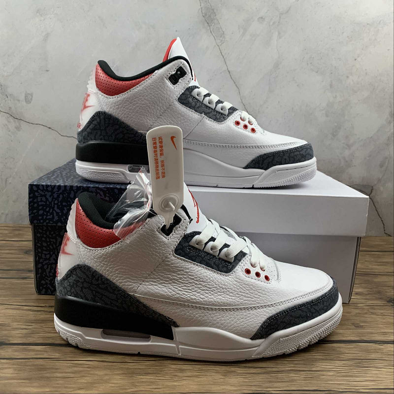 AIR JORDAN 3 RETRO DENIM SE FIRE RED WHITE/FIRE RED/BLACK