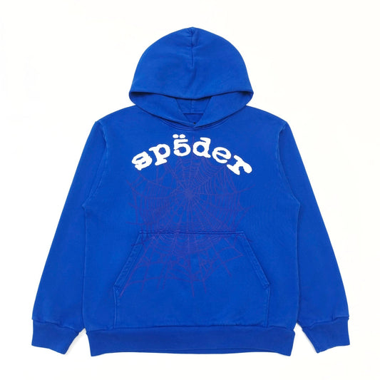 Sp5der Legacy Hoodie Blue