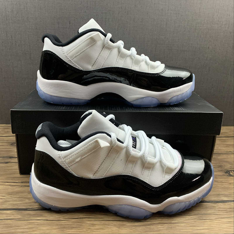 AIR JORDAN 11 RETRO LOW CONCORD WHITE/BLACK