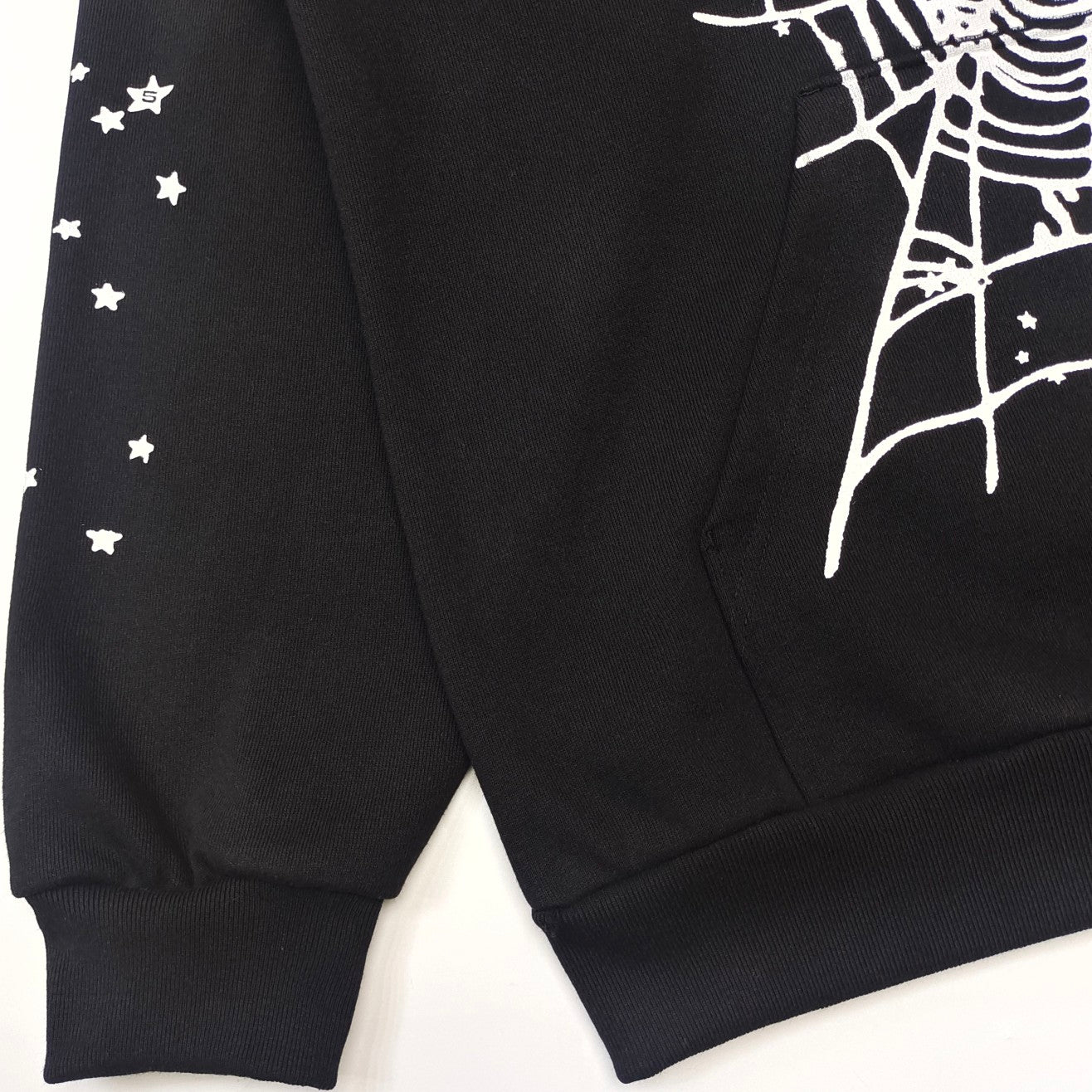 Sp5der OG Web Hoodie Black