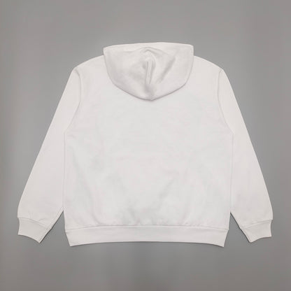 Sp5der OG Rhinestone Logo Hoodie White