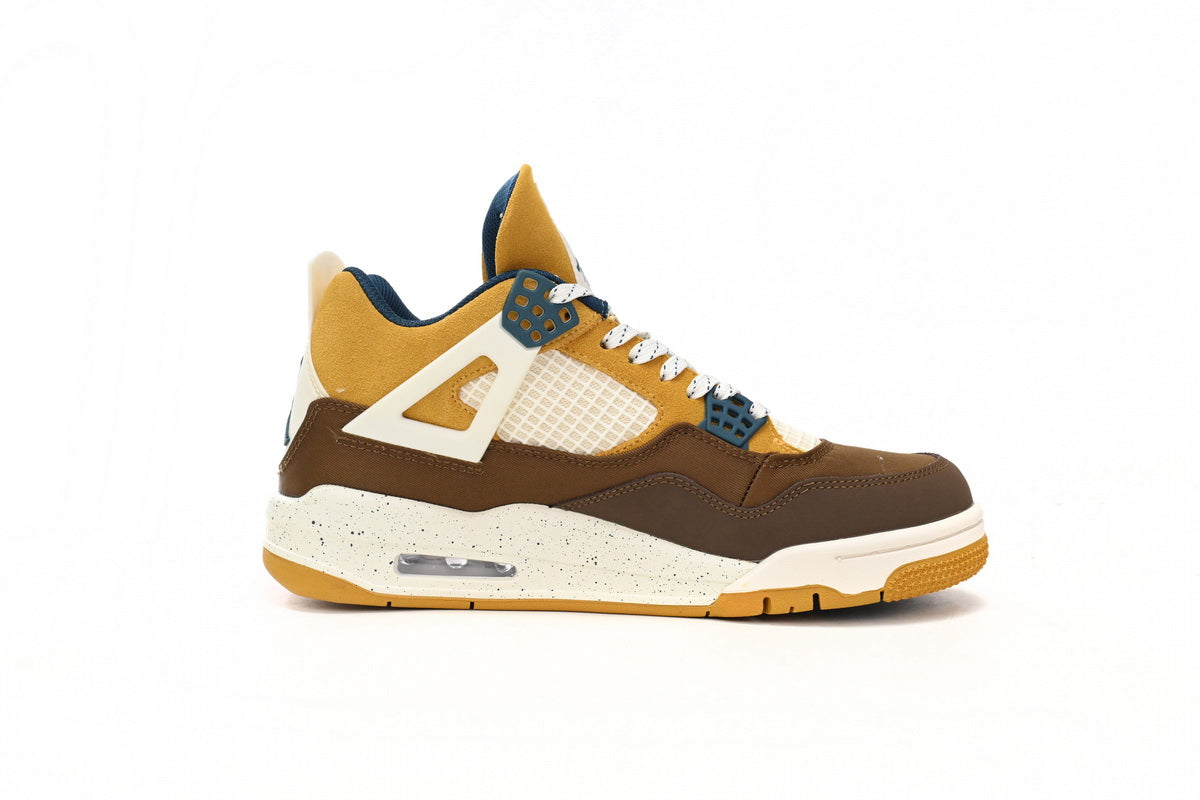 Air Jordan 4 Cacao Wow Brown White