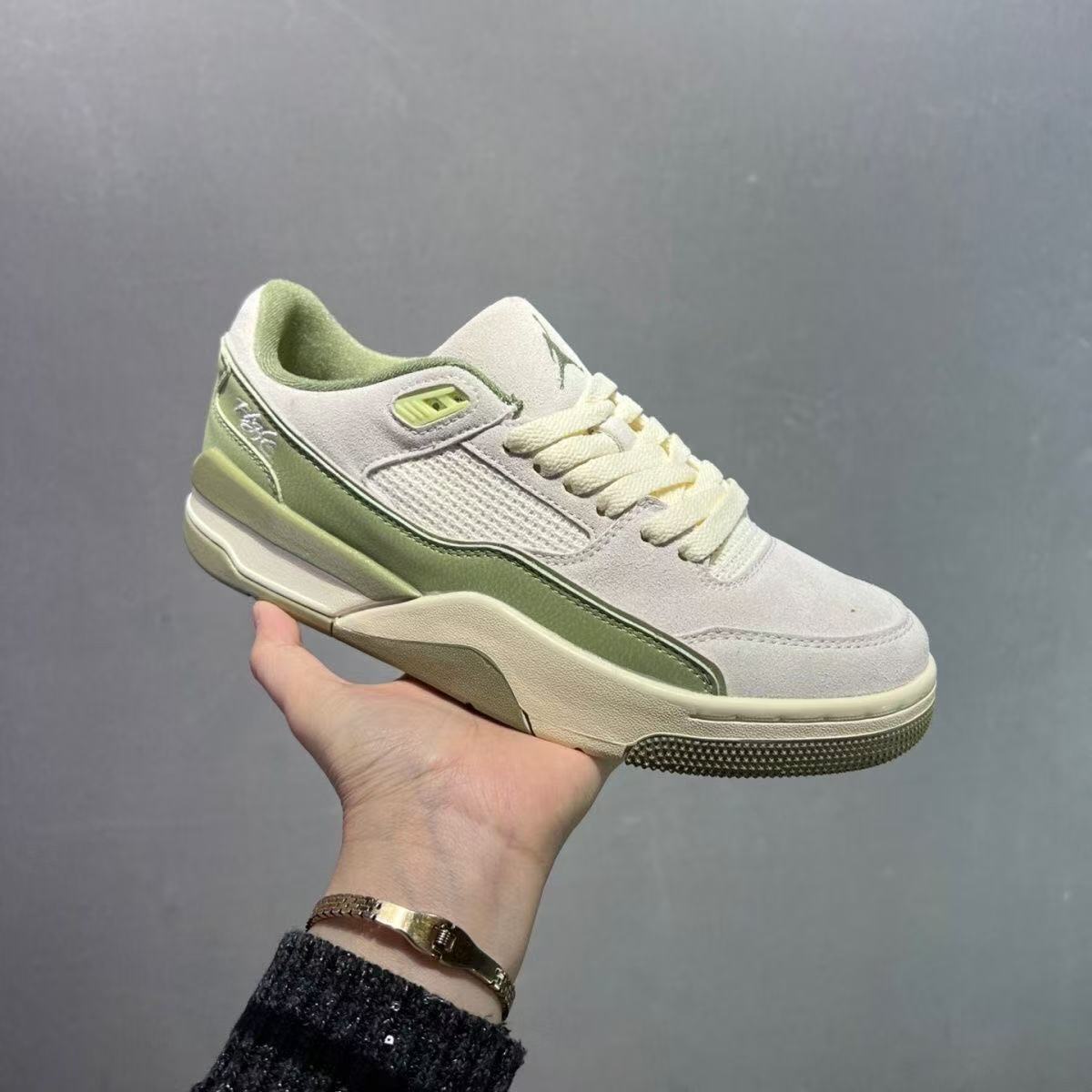 AIR JORDAN FLIGHT COURT SP "GREY / GREEN"