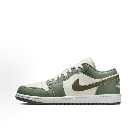 AIR JORDAN 1 LOW "WHITE / GREEN"