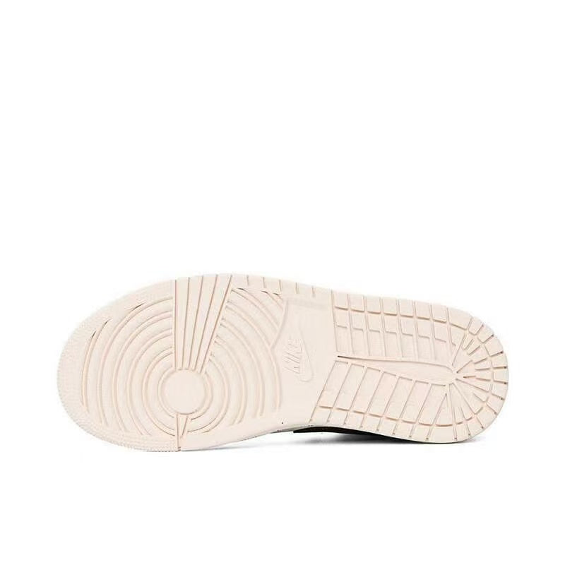 AIR JORDAN 1 LOW OG "BLACK / BLACK - GUAVA ICE - SAIL"