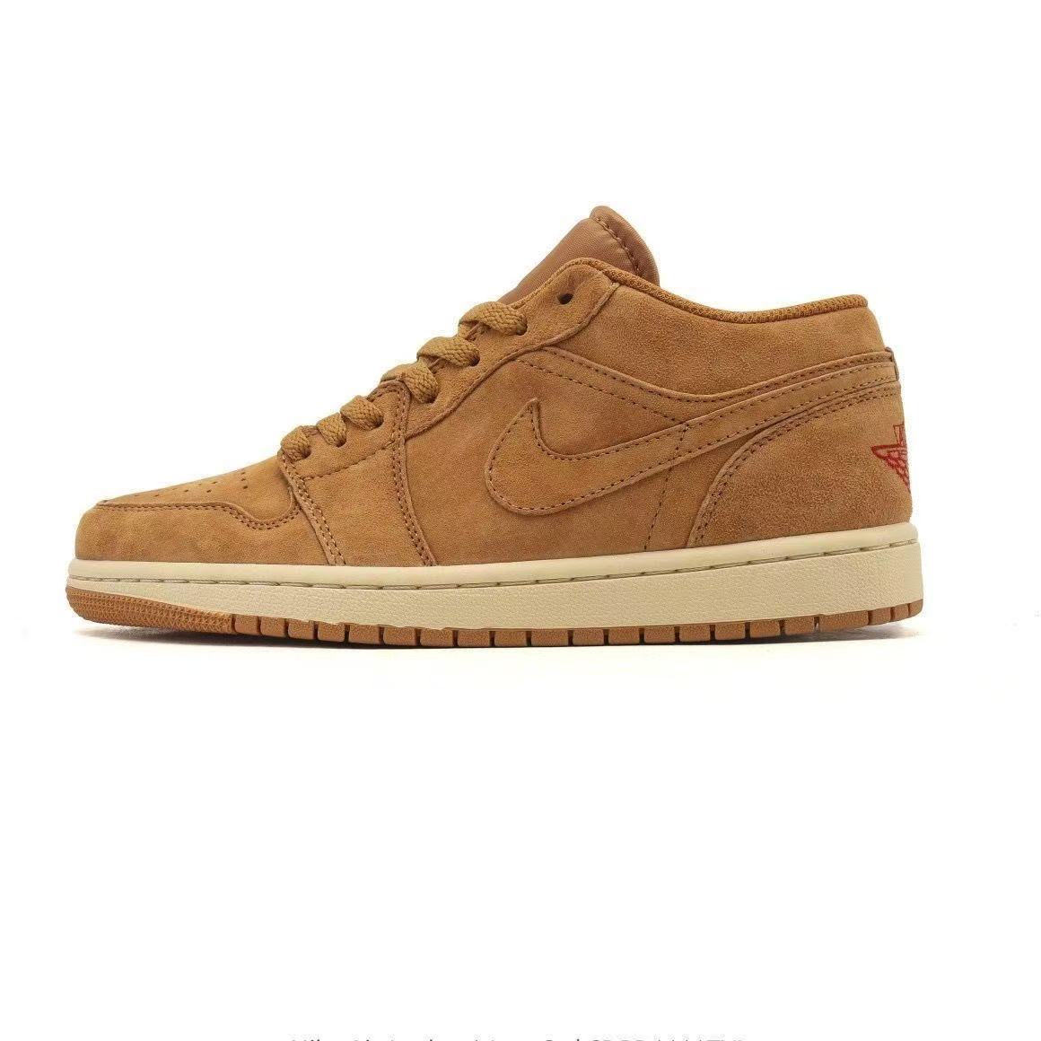 AIR JORDAN 1 LOW "LINEN / SAIL / BROWN"
