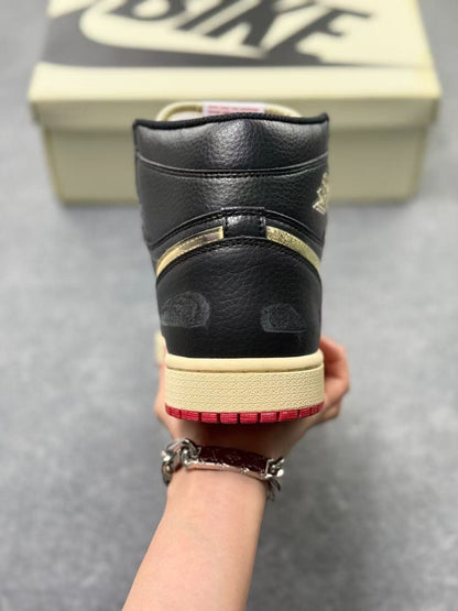 AIR JORDAN 1 HIGH OG "BEIGE / BLACK / RED"