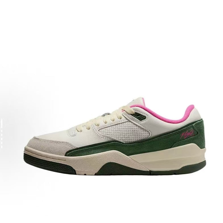 JORDAN FLIGHT COURT "SAIL / FIR / COCONUT MILK / PINK BLAST"