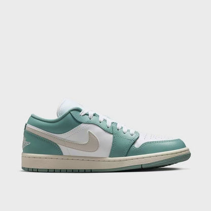 AIR JORDAN 1 LOW "WHITE / CANNON / SAIL / LIGHT OREWOOD BROWN"