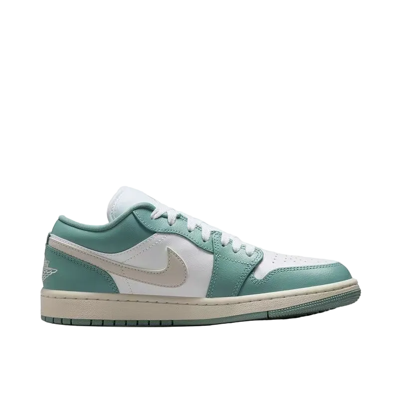 AIR JORDAN 1 LOW "WHITE / CANNON / SAIL / LIGHT OREWOOD BROWN"