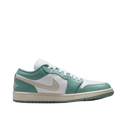 AIR JORDAN 1 LOW "WHITE / CANNON / SAIL / LIGHT OREWOOD BROWN"