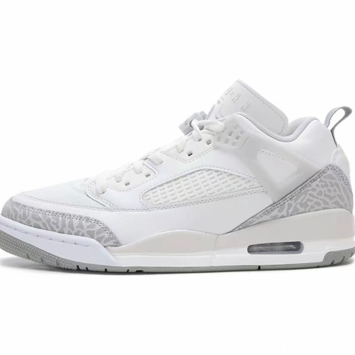 JORDAN SPIZIKE LOW "LIGHT GRAY / WHITE"