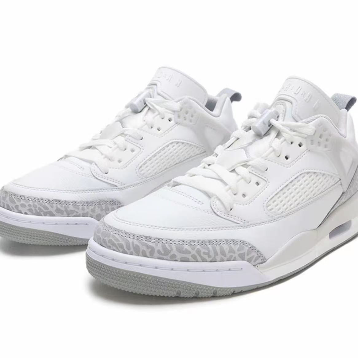 JORDAN SPIZIKE LOW "LIGHT GRAY / WHITE"