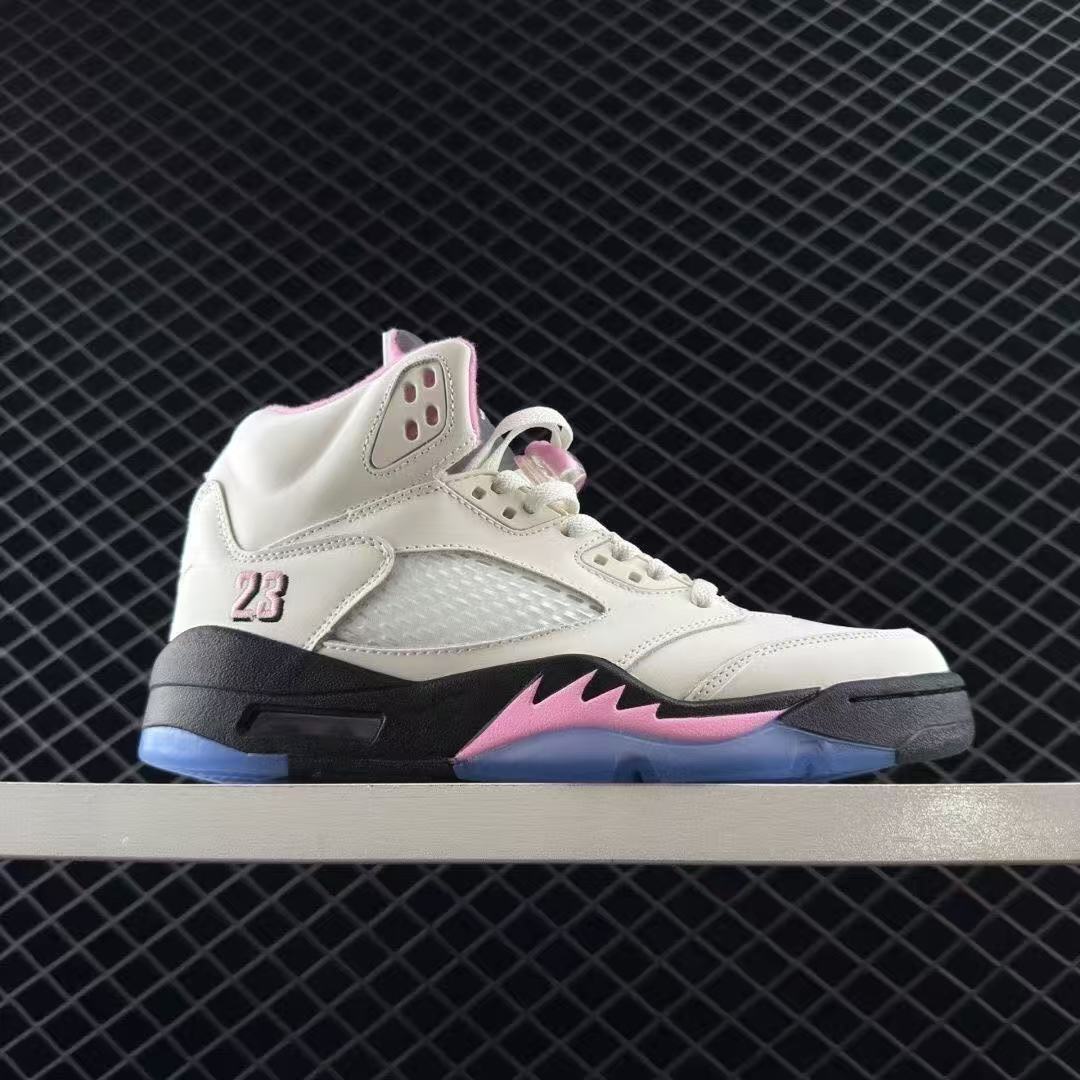 AIR JORDAN 5 RETRO 35TH ANNIVERSARY "WHITE / PINK / BLUE / BLACK"
