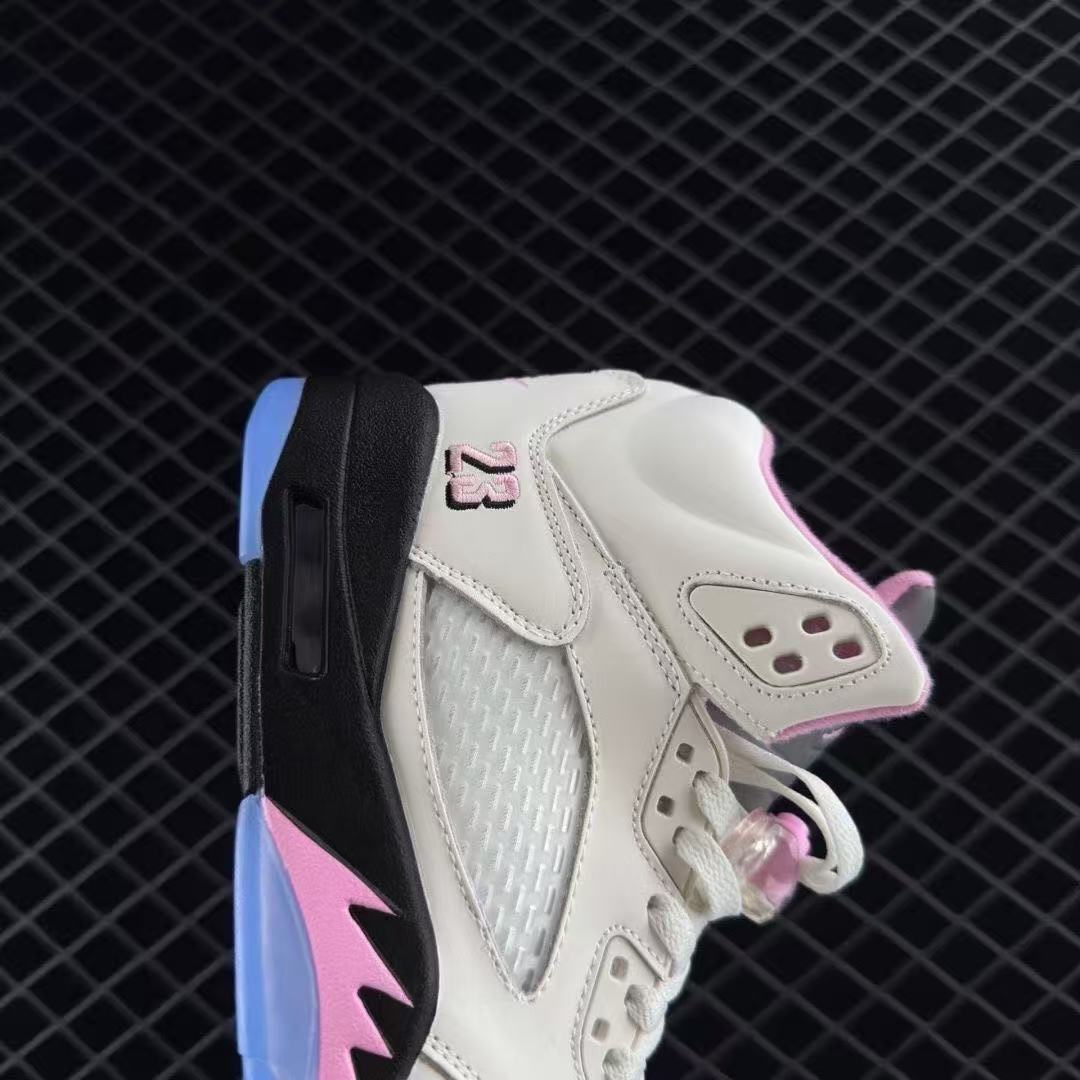 AIR JORDAN 5 RETRO 35TH ANNIVERSARY "WHITE / PINK / BLUE / BLACK"