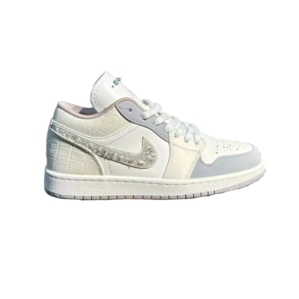 AIR JORDAN 1 LOW "BEIGE / GREY"