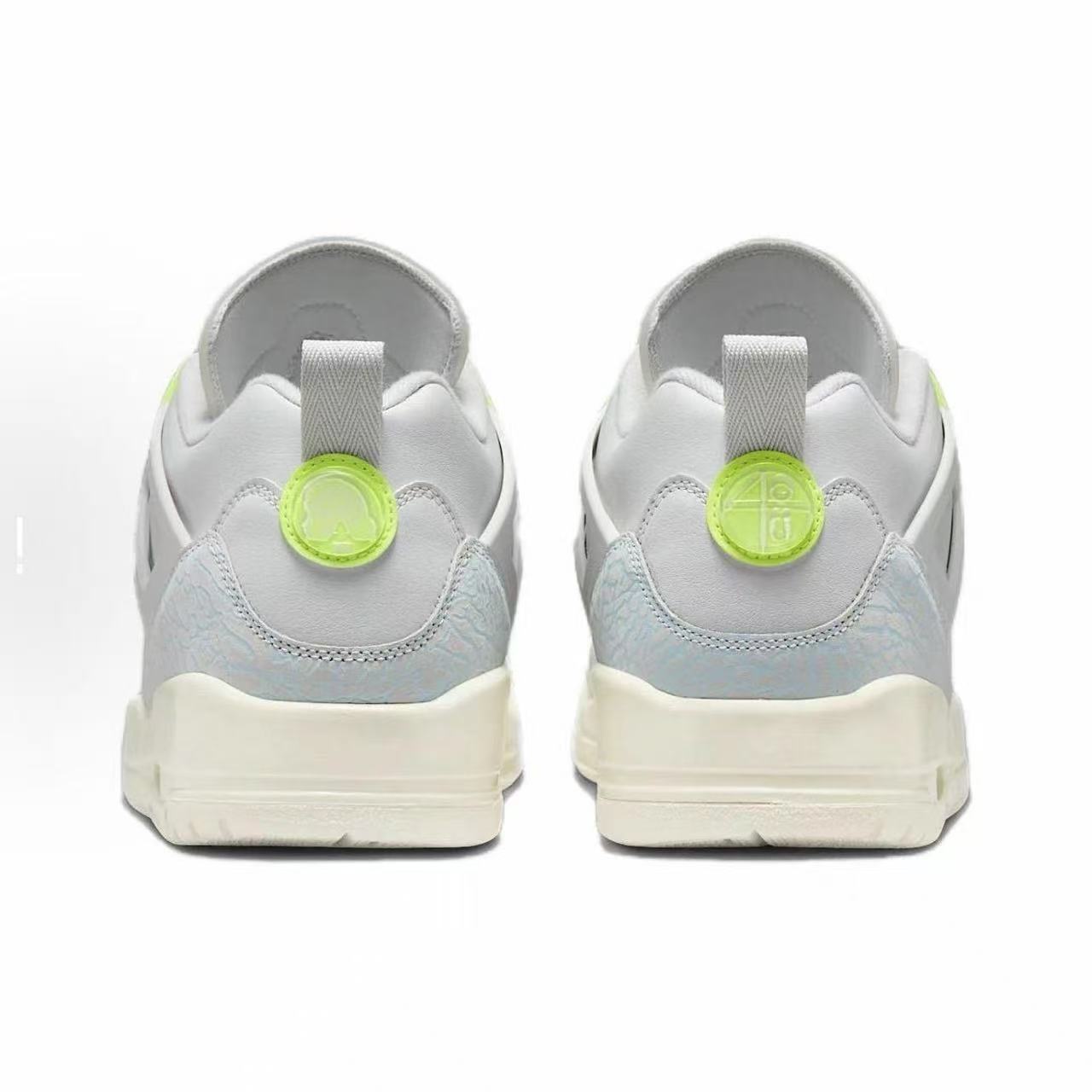 JORDAN SPIZIKE LOW "PHOTON DUST / COCONUT MILK / VOLT"
