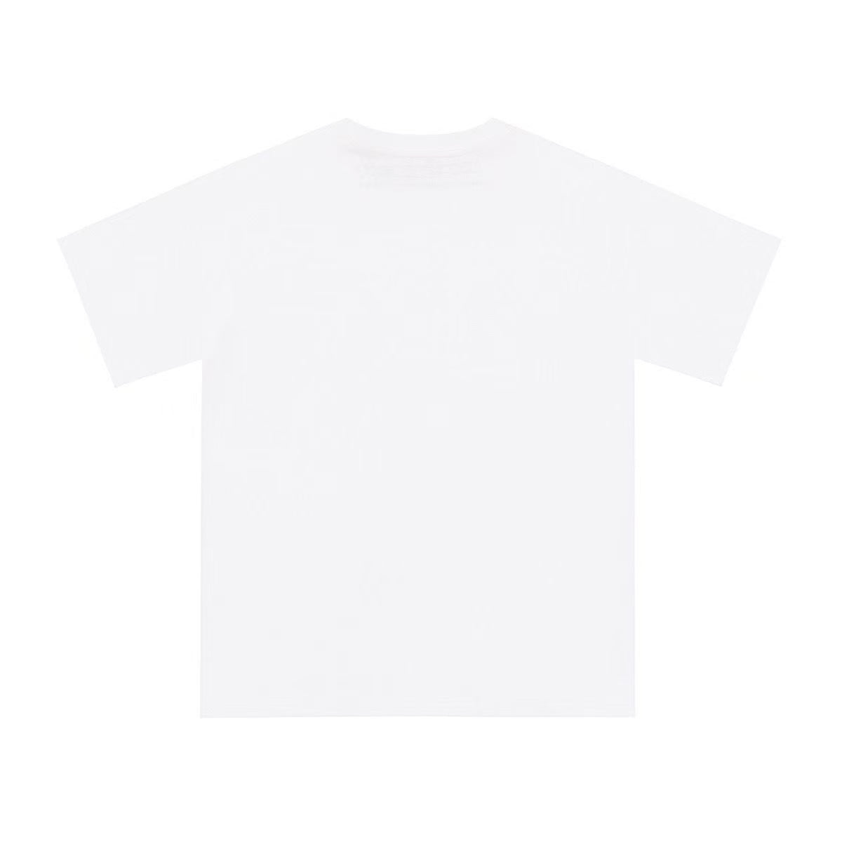 SP5DER WORLDWIDE "RED WEB" LOGO T-SHIRT IN WHITE