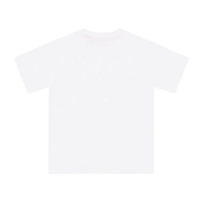 SP5DER WORLDWIDE "RED WEB" LOGO T-SHIRT IN WHITE