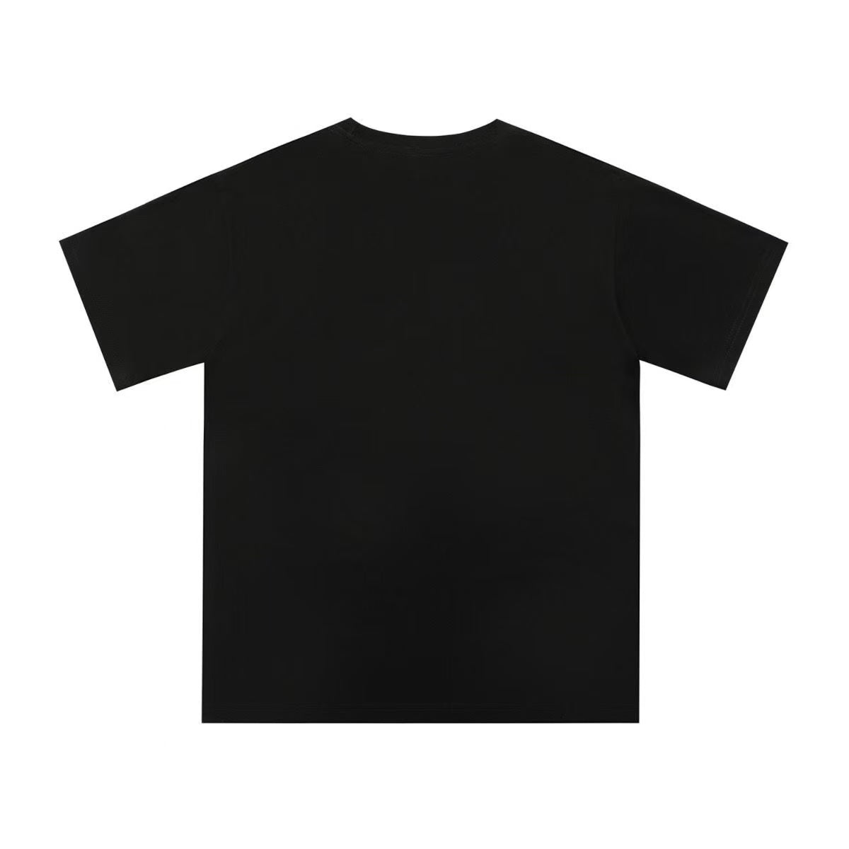 SP5DER WORLDWIDE "ORANGE WEB" LOGO T-SHIRT IN BLACK
