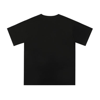 SP5DER WORLDWIDE "ORANGE WEB" LOGO T-SHIRT IN BLACK