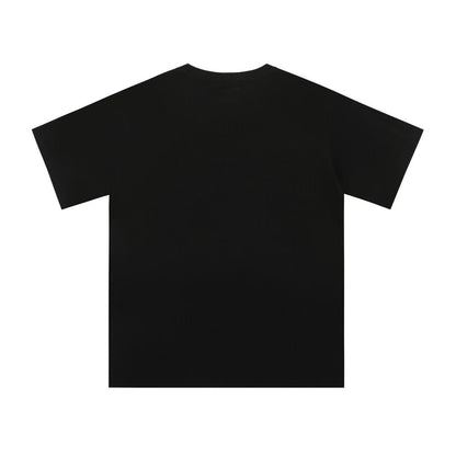SP5DER WORLDWIDE "WHITE WEB" LOGO T-SHIRT IN BLACK