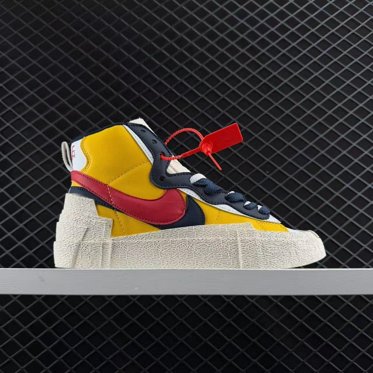 SACAI X BLAZER MID WHITE/YELLOW