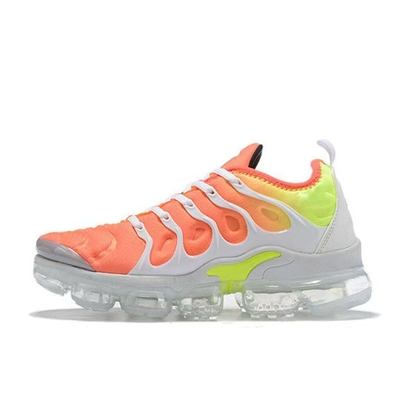 AIR VAPORMAX PLUS "REVERSE SUNSET" IN BARELY GREY/TOTAL CRIMSON/VOLT/WHITE