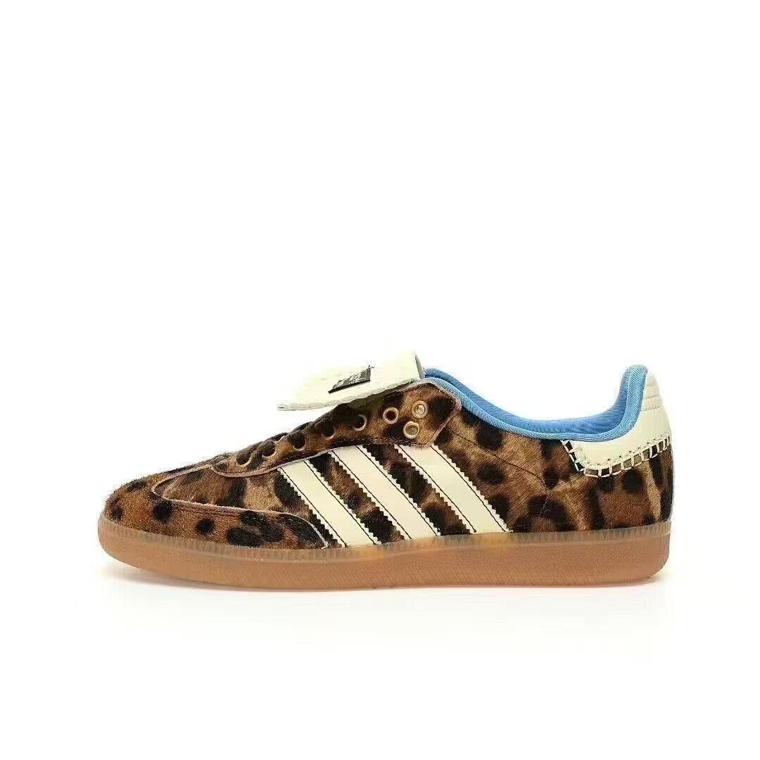 Maison Margiela Replica "German Army Trainer" with Extended Tongue &amp; Leopard Print