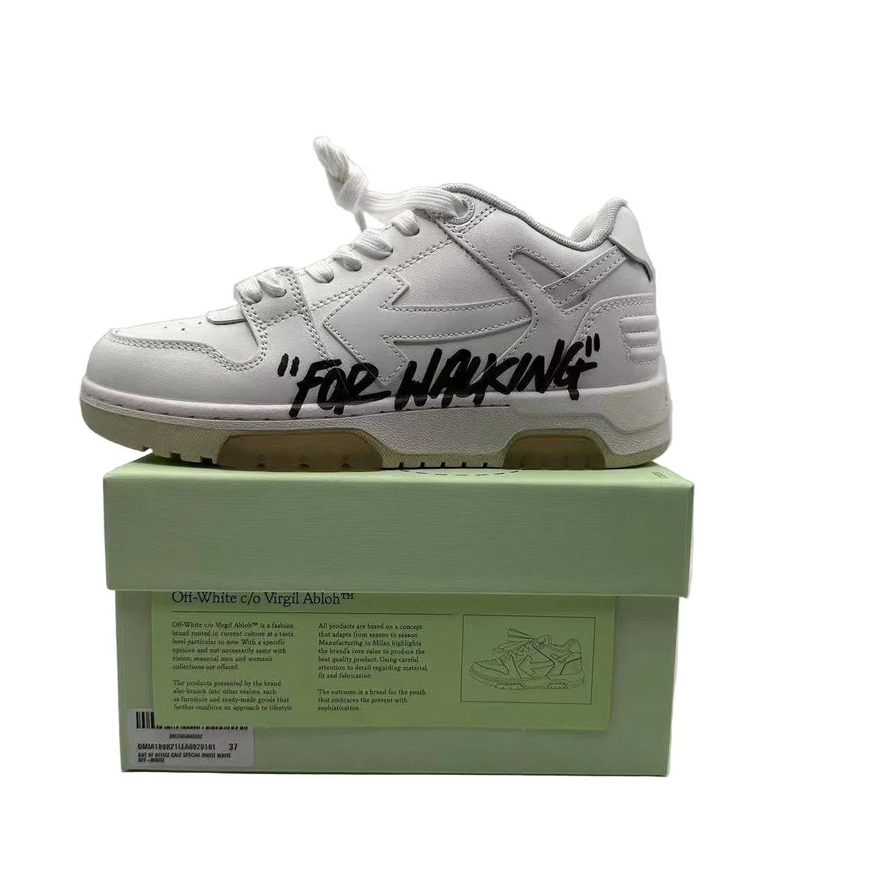 Off-White™ "Arrow" Low-Top Sneaker in White