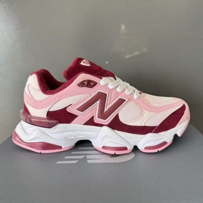 New Balance 9060 in Grey/Pink/Burgundy