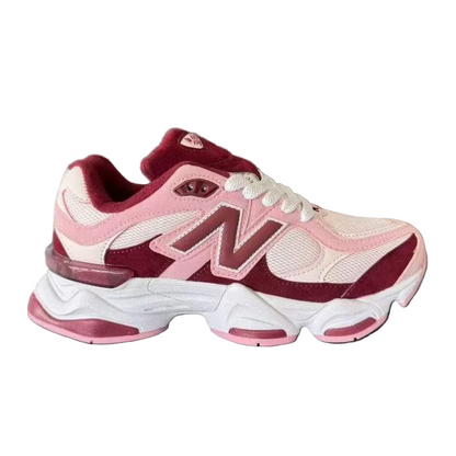 New Balance 9060 in Grey/Pink/Burgundy