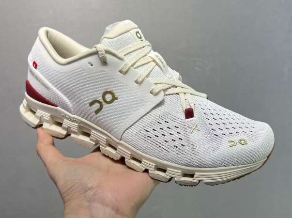 On: Oatmeal/White/Red – Engineered for Warm, Dynamic Contrast