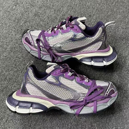 Balenciaga in Purple: Regal Disruption