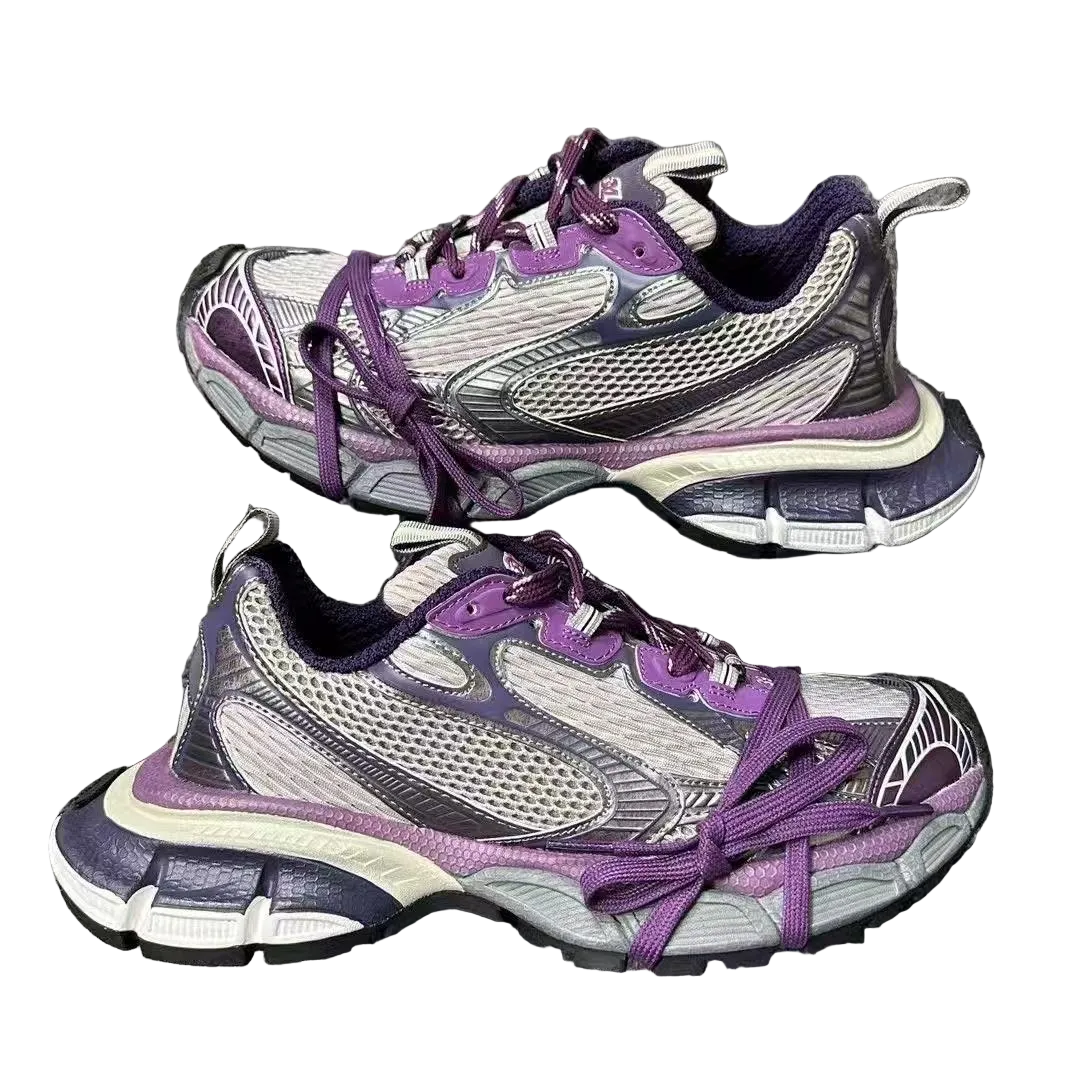 Balenciaga in Purple: Regal Disruption