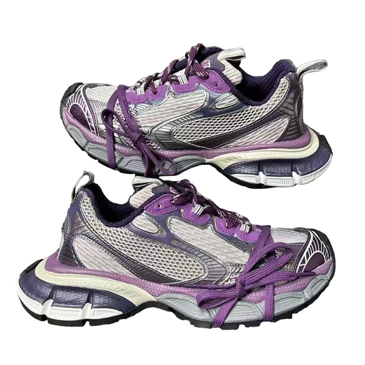 Balenciaga in Purple: Regal Disruption