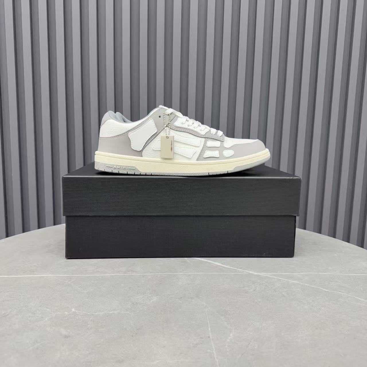 Emil’s Bone Shoe in White/Grey: Ashen Osteology