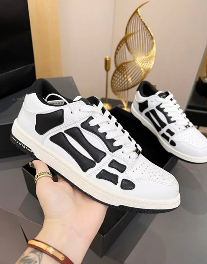 Emil’s Bone Shoe in White/Black: X-Ray Clarity