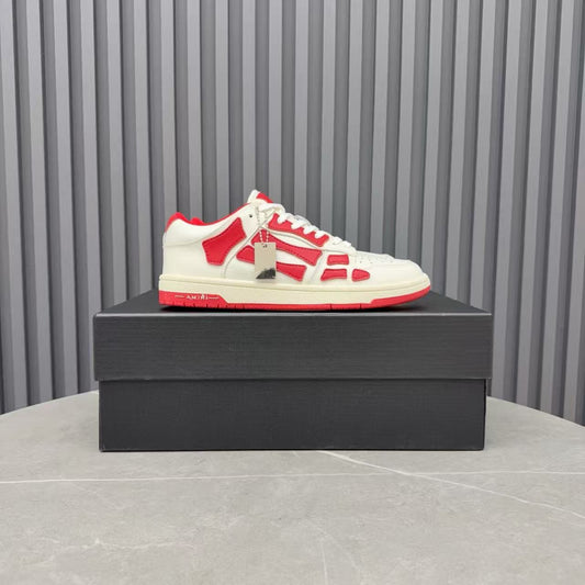 Emil’s Bone Shoe in White/Red: Hematic Articulation