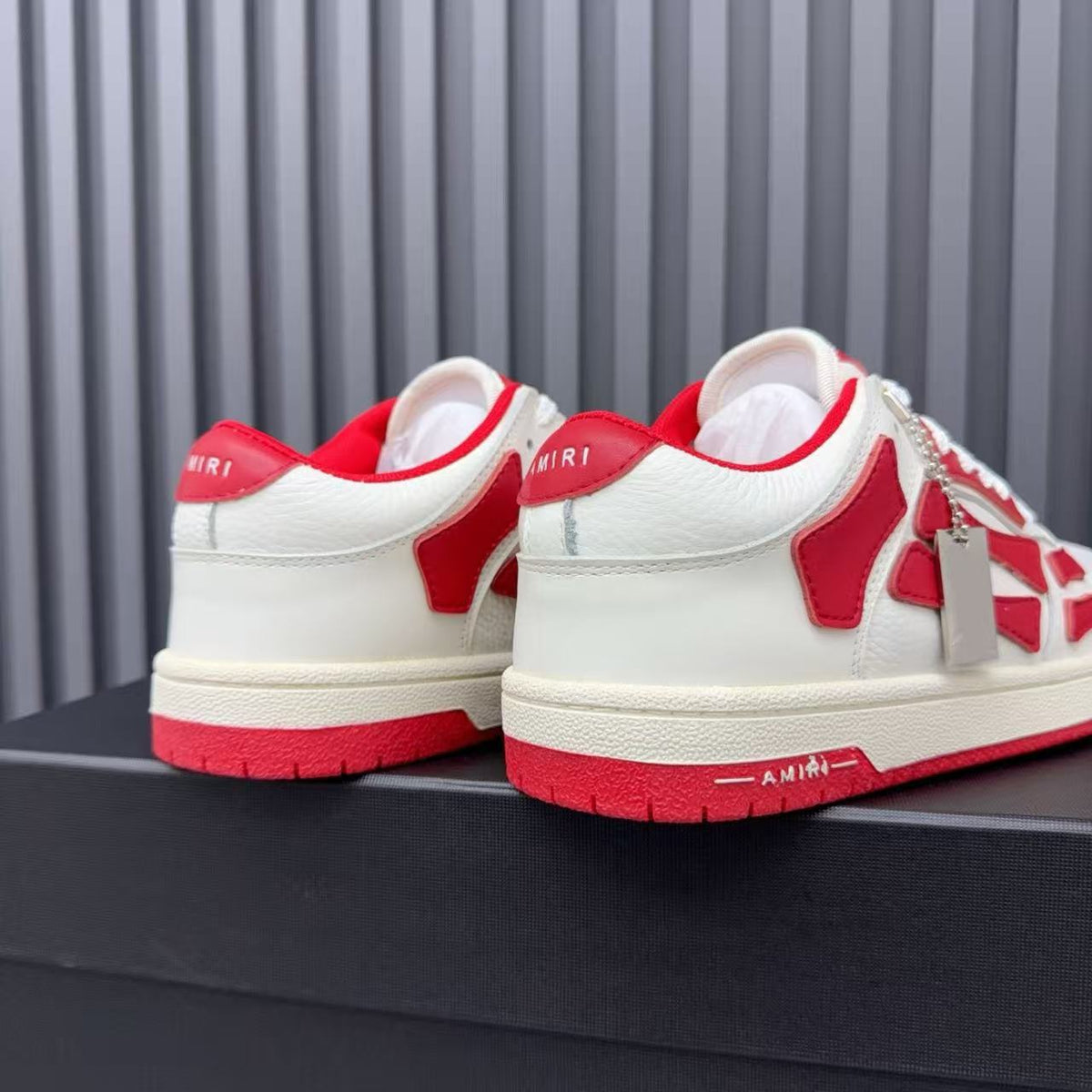 Emil’s Bone Shoe in White/Red: Hematic Articulation