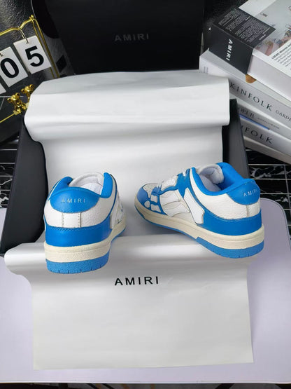 Emil’s Bone Shoe in White/Blue: Cerulean Osteology