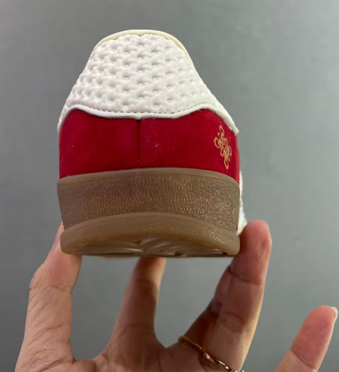 adidas Gazelle in Red/White: Iconic Pop